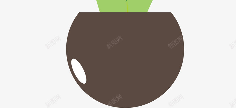 花盆里的绿植卡通图png免抠素材_新图网 https://ixintu.com 卡通 叶子 小草 植物 盆栽 简图 绿植 花盆
