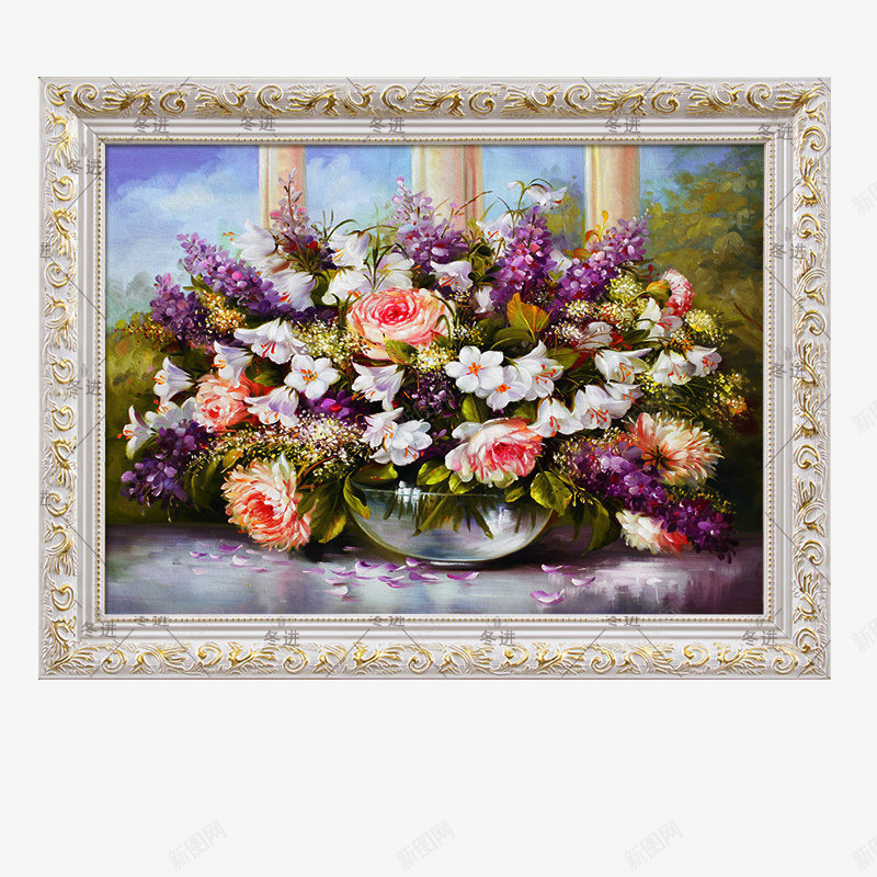 有框装饰挂画png免抠素材_新图网 https://ixintu.com PNG免抠素材 产品实物 壁画 挂画 电表箱画 装饰画