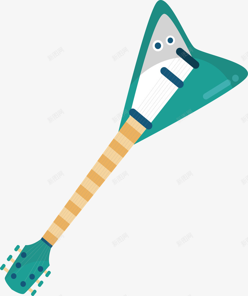 创意电吉他插画矢量图ai免抠素材_新图网 https://ixintu.com 卡通 吉他插画 吉他社海报 玩耍 电吉他 电吉他设计 矢量图 音乐