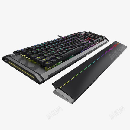 达尔优游戏机械键盘png免抠素材_新图网 https://ixintu.com RGB 游戏外设 达尔优 键盘