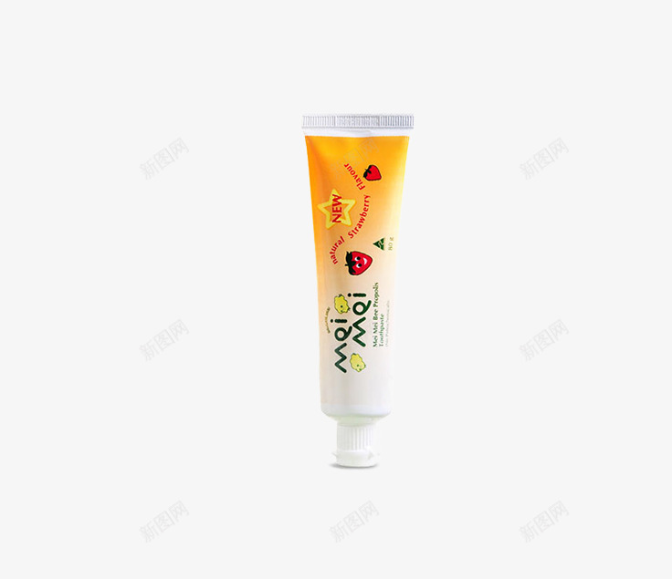 儿童蜂胶牙膏png免抠素材_新图网 https://ixintu.com 80g 产品实物 澳洲咪咪 草莓味