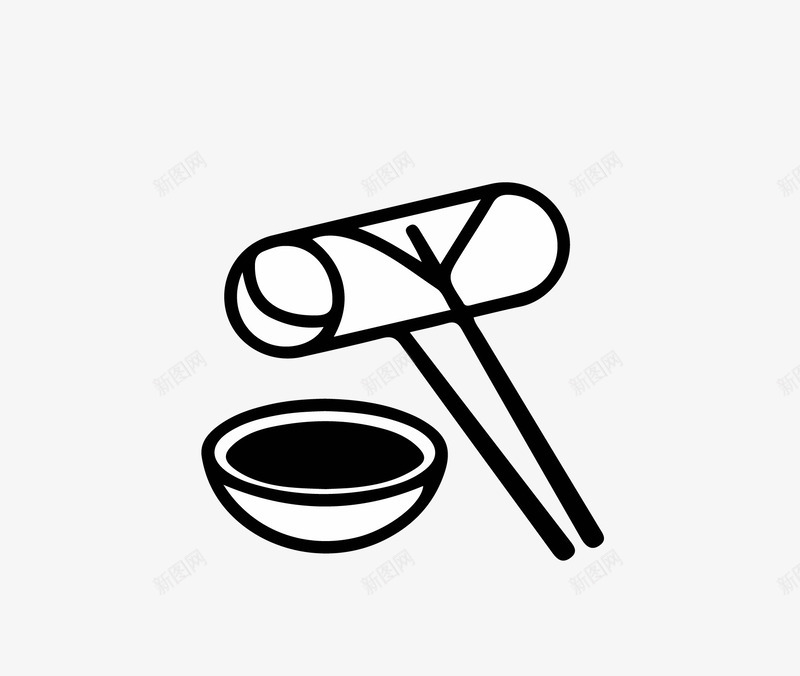 卤肉卷图标png_新图网 https://ixintu.com icon 卡通 卤肉卷 图标 手绘 插图 特色小吃 肉 食物 饼 鸡蛋卷