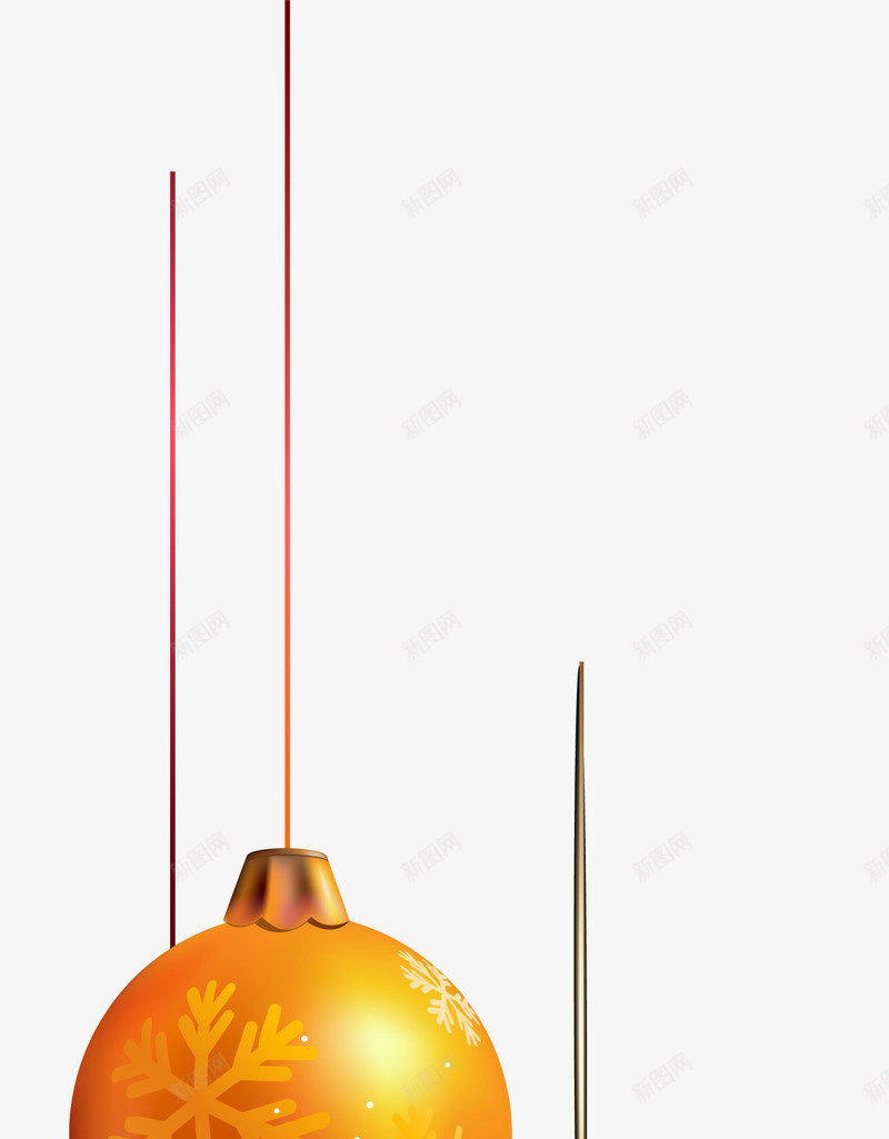 圣诞节星星吊球挂饰png免抠素材_新图网 https://ixintu.com 吊球挂饰 圣诞节挂饰 多彩吊球 星星挂饰 星星装饰品 黄色星星