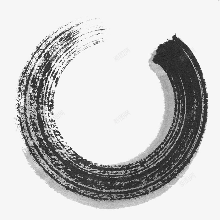 中国风黑色边框墨迹png免抠素材_新图网 https://ixintu.com 国风 墨迹 边框 黑色