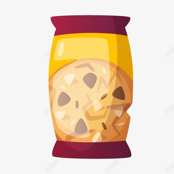 卡通简约美食零食装饰广告png免抠素材_新图网 https://ixintu.com 卡通美食封面设计 广告设计 海报设计 美食 美食海报设计 零食