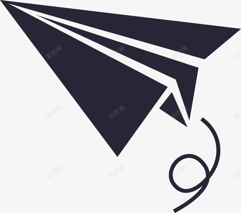iconfont纸飞机左图标png_新图网 https://ixintu.com iconfont纸飞机左