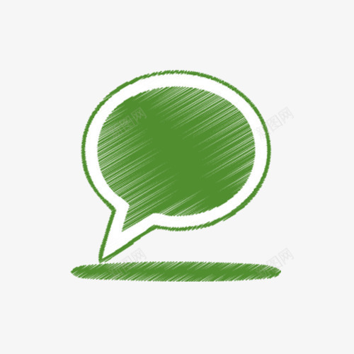 绿色拉丝微信图标png_新图网 https://ixintu.com PNG图标 信息 卡通 微信 拉丝 绿色