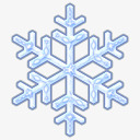 卡通蓝色雪花图案png免抠素材_新图网 https://ixintu.com 卡通 图案 蓝色 雪花