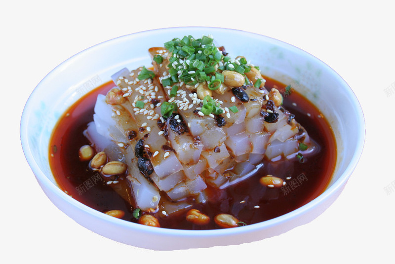 川北凉粉儿png免抠素材_新图网 https://ixintu.com 传统美食 凉粉 川北凉粉 川菜 摄影 辣椒 餐饮美食