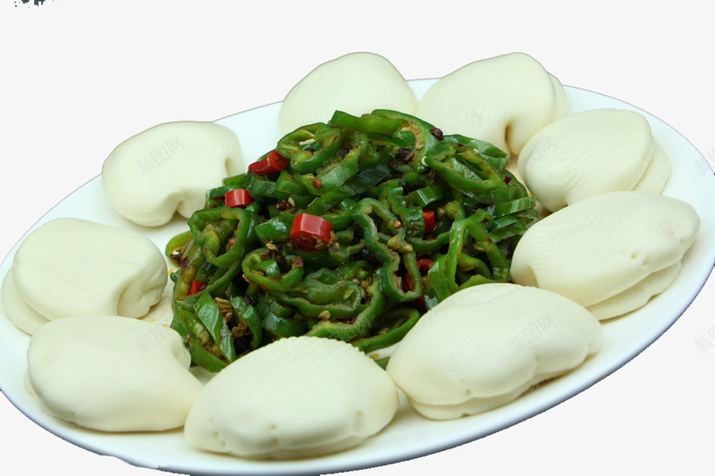 青椒荷叶饼png免抠素材_新图网 https://ixintu.com 传统美食 热菜摄影 荷叶饼 豆豉炒青椒 豆豉青椒 青椒炒豆豉 餐饮美食