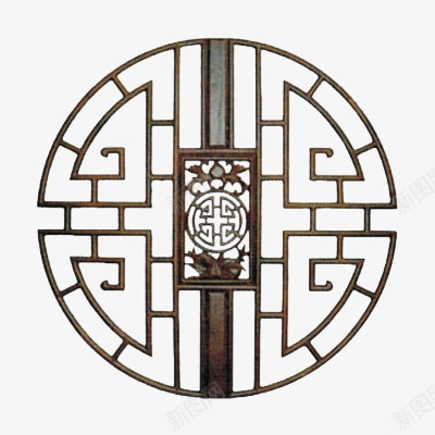 复古中国风花纹窗户png免抠素材_新图网 https://ixintu.com 国风 复古 窗户 花纹
