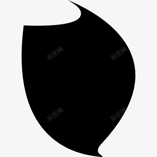叶片状盾图标png_新图网 https://ixintu.com 保护 武器 盾牌 防御 防御战争