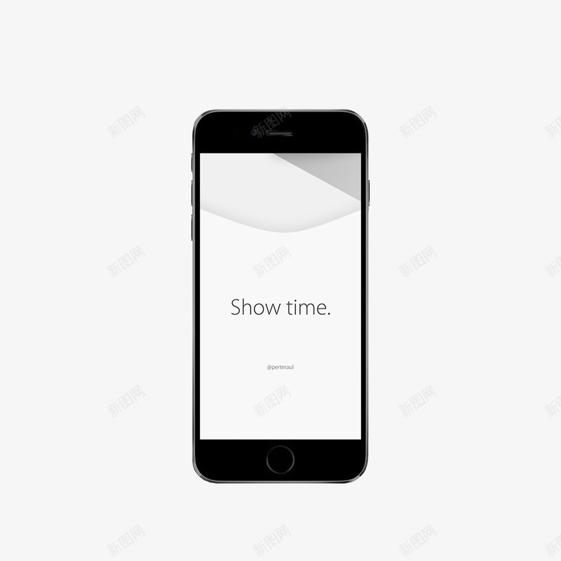 苹果黑色iphone6png免抠素材_新图网 https://ixintu.com iphone6 手机 苹果 黑色