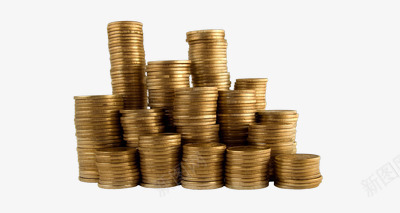 一堆金币png免抠素材_新图网 https://ixintu.com 一堆 整齐 硬币 财富 金币 钱财