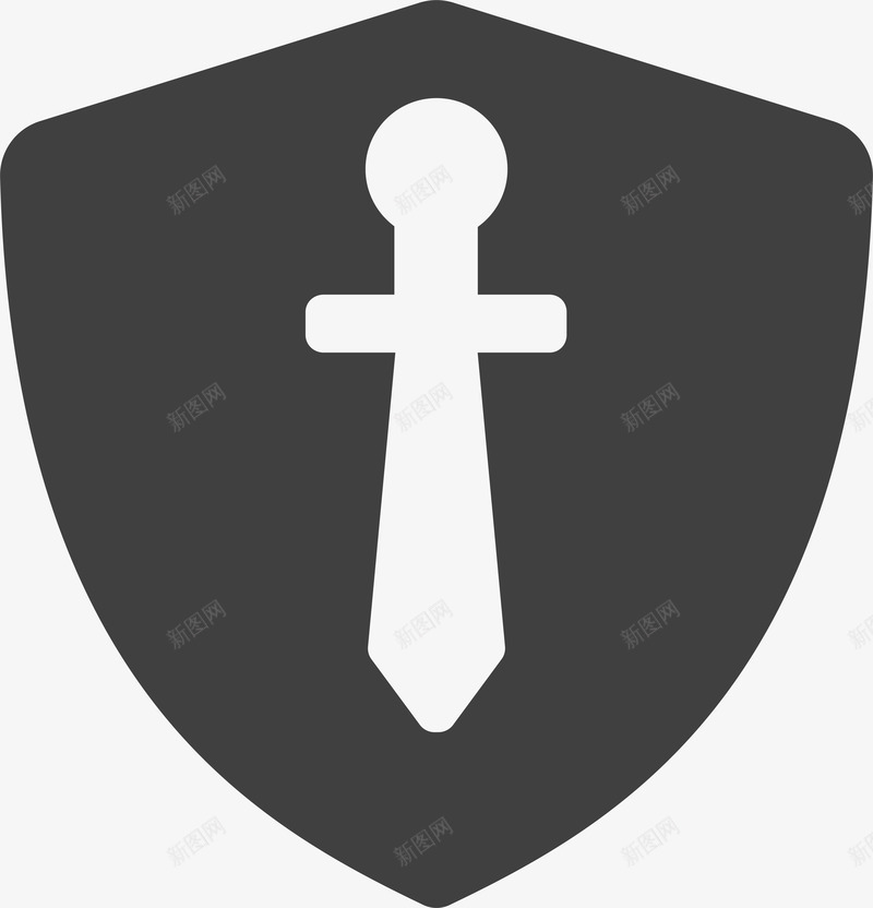 剑士盾牌矢量图图标ai_新图网 https://ixintu.com 剑士盾牌 扁平化盾牌 盾牌图标 盾牌标志 盾牌矢量 盾牌设计 矢量图