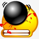 流血手绘卡通表情包图标png_新图网 https://ixintu.com 卡通 流血 表情