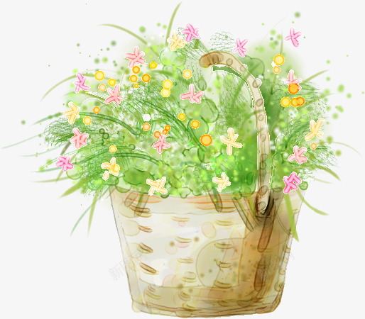 红色卡通花朵植物盆栽png免抠素材_新图网 https://ixintu.com 卡通 植物 盆栽 红色 花朵