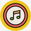 艺术手绘音符音乐图标png_新图网 https://ixintu.com 乐符卡通 乐符图标 乐符矢量图 卡通 卡通素材 音乐 音符剪影 音符图案