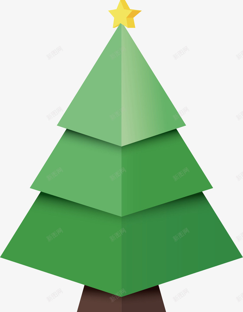 立体折纸圣诞树png免抠素材_新图网 https://ixintu.com merryChristma merryChristmas 圣诞树 圣诞节 折纸圣诞树 矢量png 立体效果