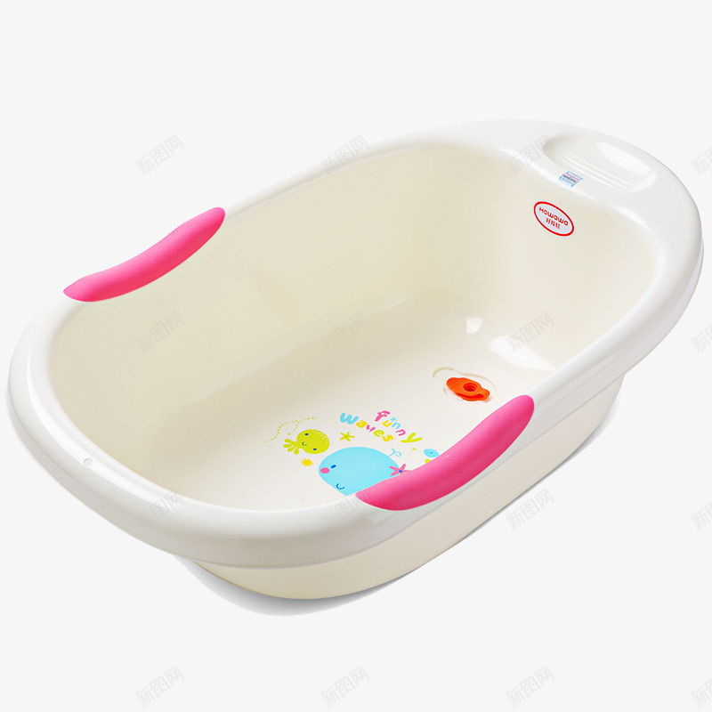 白色婴儿塑料沐浴盆png免抠素材_新图网 https://ixintu.com 产品实物 婴儿浴盆 新生儿用品 洗澡盆 浴盆 环保浴盆 白色婴儿塑料沐浴盆