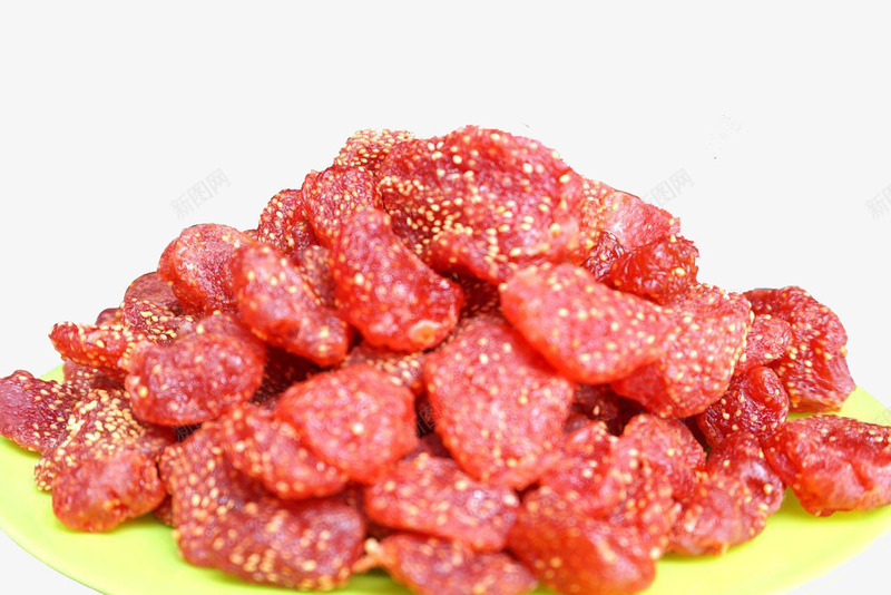 果脯草莓干png免抠素材_新图网 https://ixintu.com 小吃 草莓 零食 食物