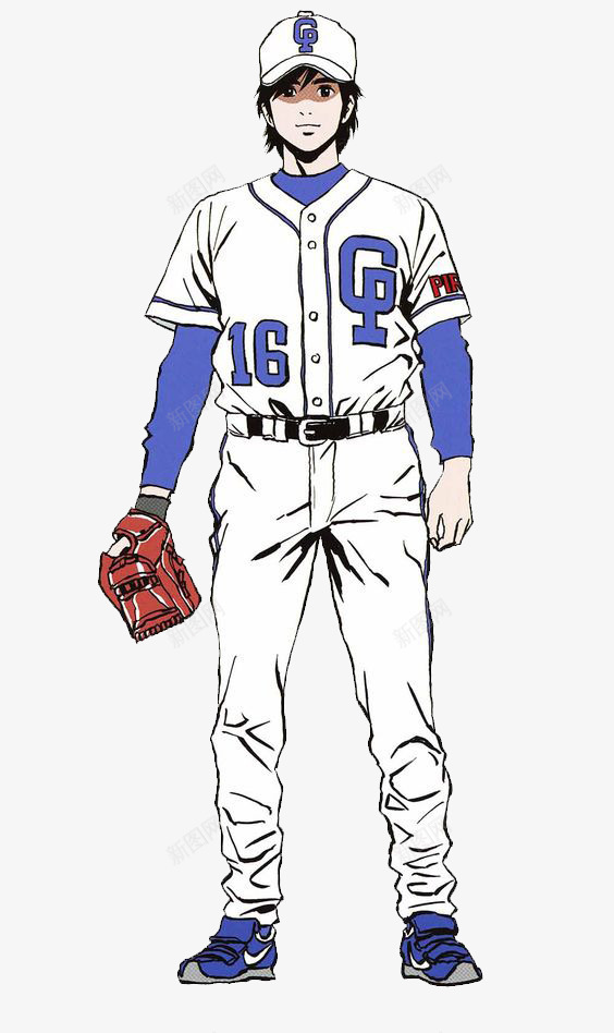 棒球少年png免抠素材_新图网 https://ixintu.com 少年 帽子 棒球 队服