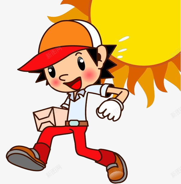 手绘卡通快递员跑腿服务png免抠素材_新图网 https://ixintu.com PNG素材 卡通 快递 快递卡通 快递员 手绘 服务 跑腿 跑腿服务