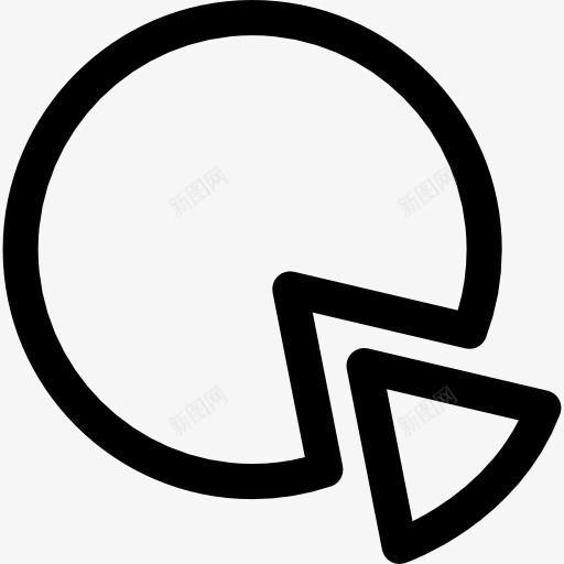 饼圆图形与切割三角图标png_新图网 https://ixintu.com flaticon集 三角形 图形 圆形 圈 片 蛋糕 轮廓 食品 馅饼