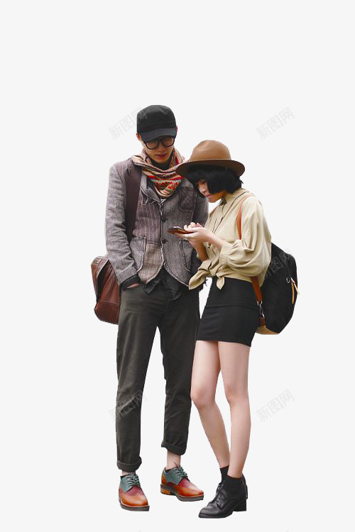 摄影时尚街拍情侣png免抠素材_新图网 https://ixintu.com 情侣 摄影 时尚