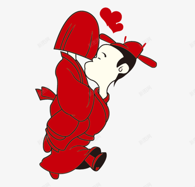结婚公仔png免抠素材_新图网 https://ixintu.com 新人 新娘 新郎 结婚