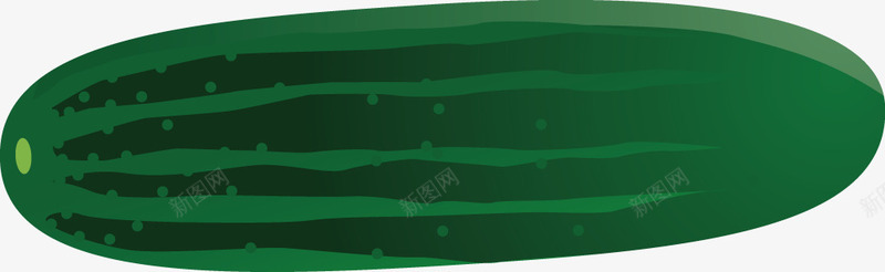 创意蔬菜小青黄瓜图矢量图ai免抠素材_新图网 https://ixintu.com 植物 绿色 食品 黄瓜 矢量图