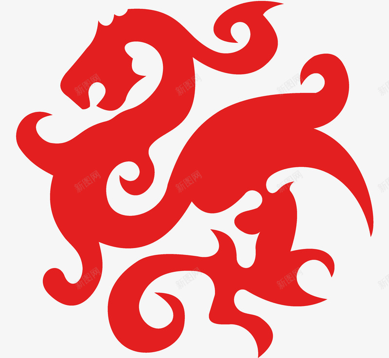 龙png免抠素材_新图网 https://ixintu.com 矢量龙吉祥如意飞黄腾达精神威风气势