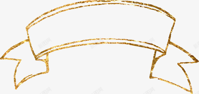金箔材质复古边框png免抠素材_新图网 https://ixintu.com 卡片设计素材 复古 奢侈 边框 金箔 金色