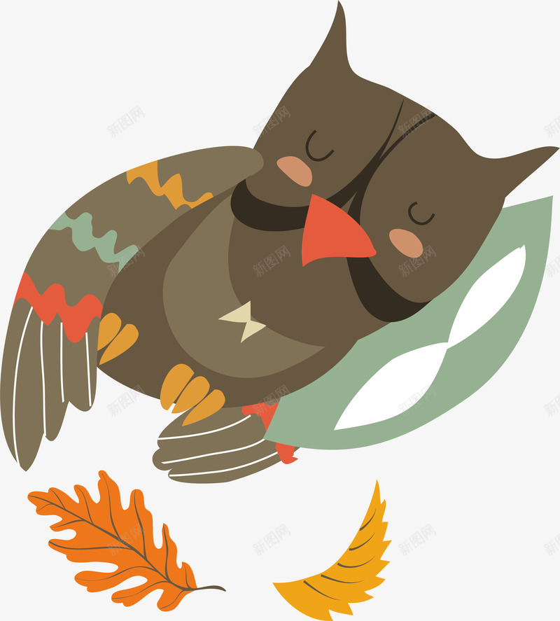 猫头鹰卡通小动物形矢量图ai免抠素材_新图网 https://ixintu.com 刺猬 原生态 小熊 小鸟 手绘 手绘动物 插画 树叶 水杯 水果篮 狐狸 猫头鹰 蘑菇 西瓜 顽皮鸟儿 矢量图