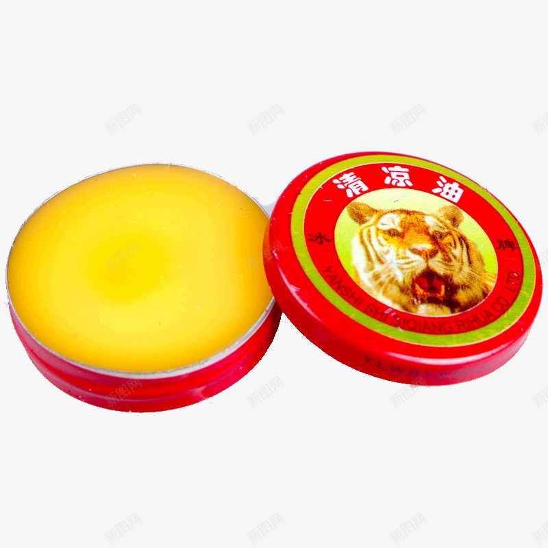虎彪清凉油png免抠素材_新图网 https://ixintu.com 产品实物 清凉油 软膏