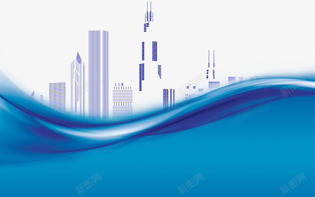 科技背景png免抠素材_新图网 https://ixintu.com 圆点房子 城市建筑 展架装饰 科技 科技素材 蓝色