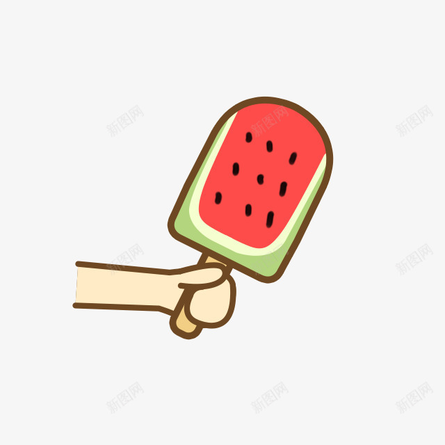 西瓜冰棍卡通png免抠素材_新图网 https://ixintu.com 冰棍 卡通 西瓜