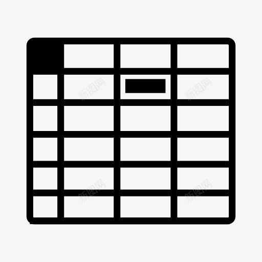 制表icon图标png_新图网 https://ixintu.com 表格