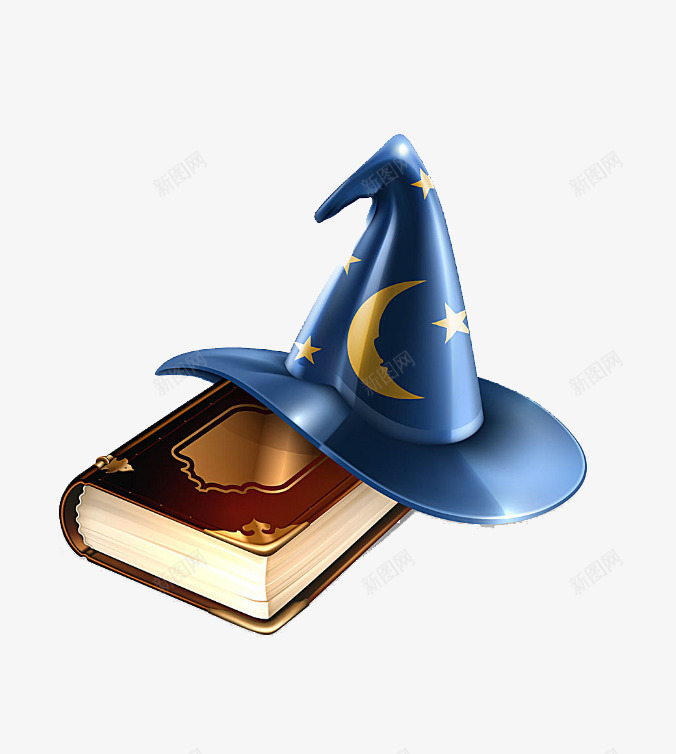 书和帽子png免抠素材_新图网 https://ixintu.com 书 帽子 矢量图案 魔术帽