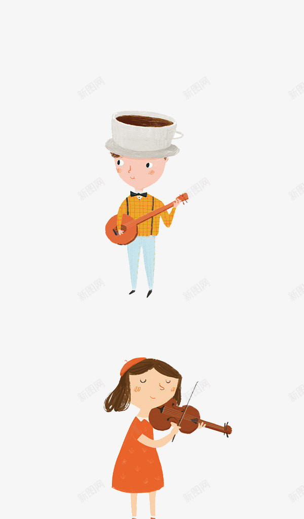 人物png免抠素材_新图网 https://ixintu.com 乐器 卡通 卡通人物 喇叭 大提琴 女孩 小提琴 广告设计 弹吉他 彩色手绘 手绘 手风琴 打鼓 打鼓的小女孩 演奏家 漫画人物设计 现场演奏 男孩 表演 音乐