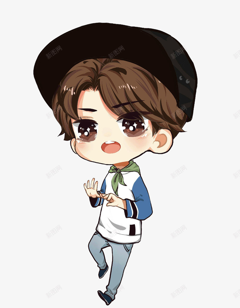 帅气男孩与绿领巾png免抠素材_新图网 https://ixintu.com 优雅大方 帅气 服饰 系领巾 衣服 装饰品 领巾 领带