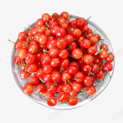 新鲜好吃的可口的樱桃png免抠素材_新图网 https://ixintu.com 可口 好吃 新鲜 樱桃