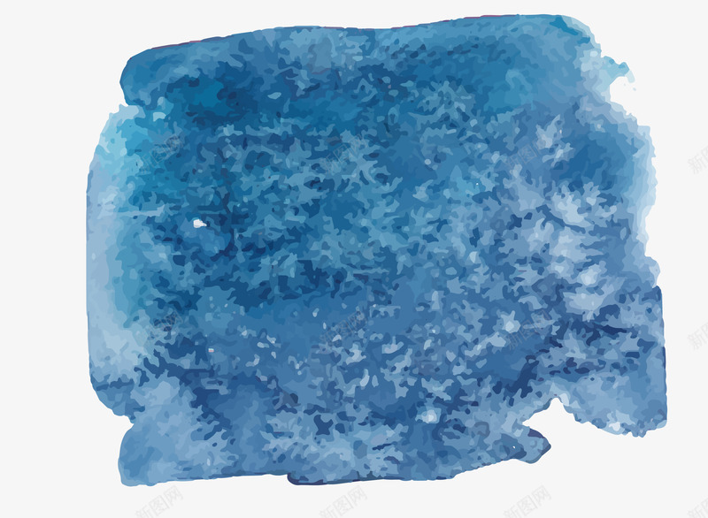 雪花纹水彩装饰元素png免抠素材_新图网 https://ixintu.com 底纹装饰 手绘水墨装饰元素 泼墨 笔刷 笔画 笔触