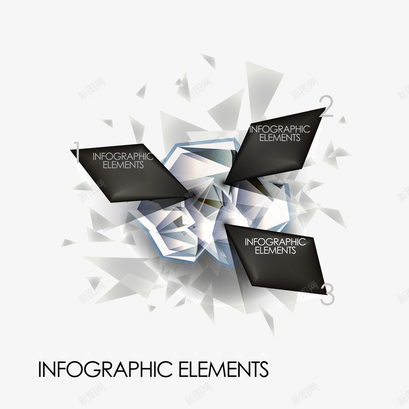商务信息标签png免抠素材_新图网 https://ixintu.com PPT ppt元素 分类标签 商业 商务 图表 序列 时尚 步骤 水晶格 流程 说明
