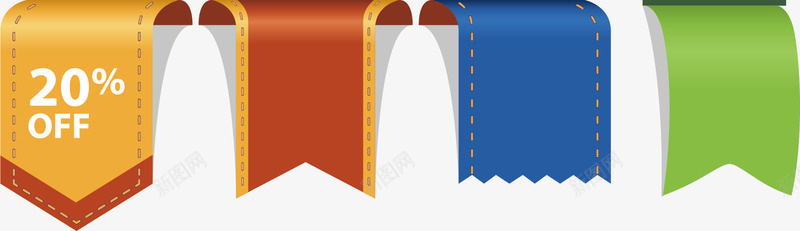 商品促销装饰标签png免抠素材_新图网 https://ixintu.com 促销 吊牌 打折 标签 热卖 装饰