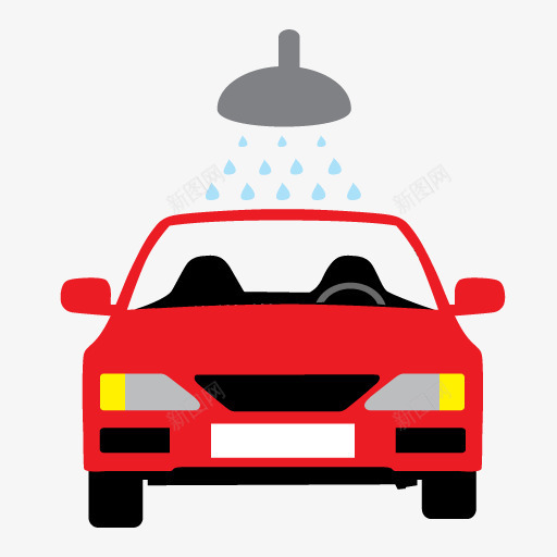 车洗FlatServiceCategoriesicon图标png_新图网 https://ixintu.com car washing 洗 车