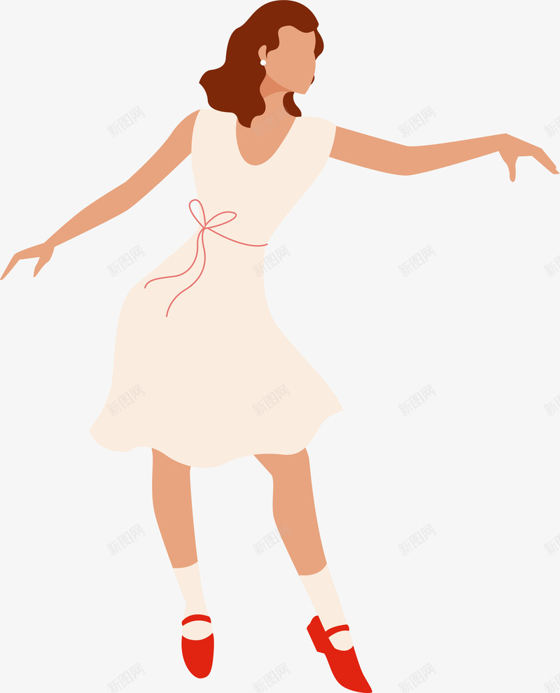 女人伸胳膊卡通跳舞人物图矢量图ai免抠素材_新图网 https://ixintu.com 人物 伸胳膊 卡通 女人 女孩 女生胳膊 手绘 矢量人物图 矢量图 矢量装饰 设计 跳舞 跳舞姿势