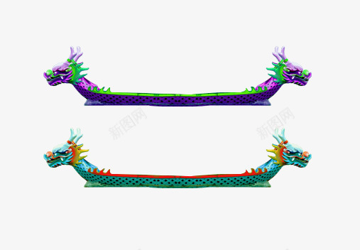端午节龙舟元素psd免抠素材_新图网 https://ixintu.com 端午 端午节 节日 装饰 龙舟