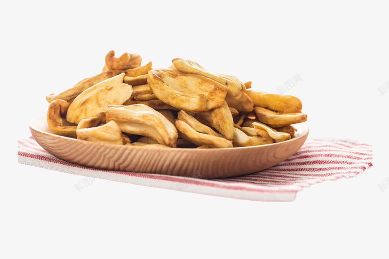 一碟菠萝蜜干png免抠素材_新图网 https://ixintu.com 干果 菠萝干 零食