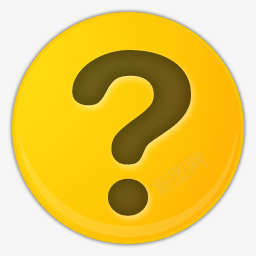 黄色的问号符号图标png_新图网 https://ixintu.com help 帮助 问号